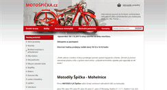 Desktop Screenshot of motospicka.cz